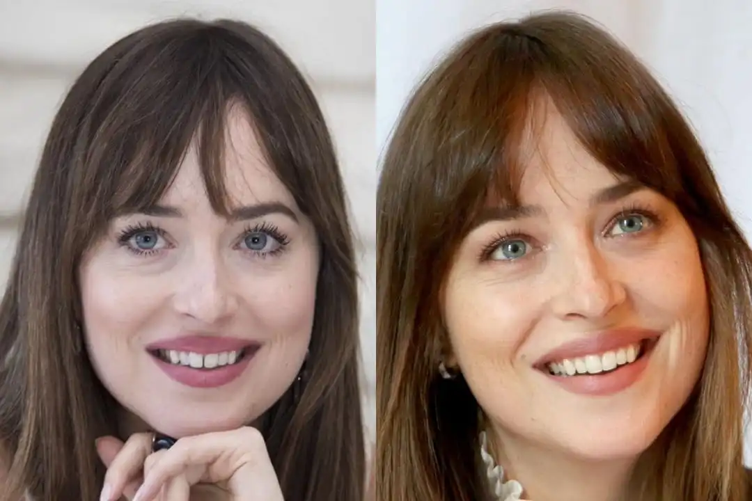 Dakota Johnson teeth before after