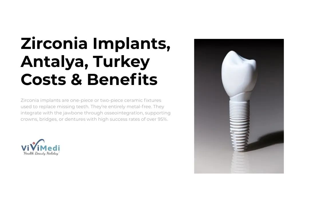 Zirconia dental implants